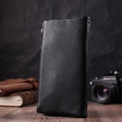Кошелек ST Leather Из натуральной кожи Черный Фото 8