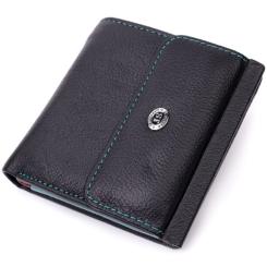 Кошелек ST Leather Из натуральной кожи Черный Фото
