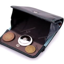 Кошелек ST Leather Из натуральной кожи Черный Фото 6