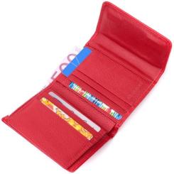Кошелек ST Leather Из натуральной кожи Красный Фото 6
