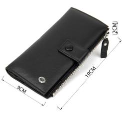 Кошелек ST Leather Черный Фото 2