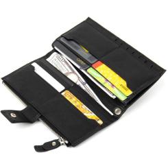 Кошелек ST Leather Черный Фото 5