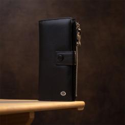 Кошелек ST Leather Черный Фото 8
