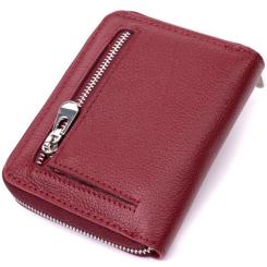 Кошелек ST Leather Кожаный Бордовый Фото 1