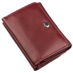 Кошелек ST Leather Темно-червоний Фото