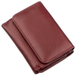 Кошелек ST Leather Темно-червоний Фото 1
