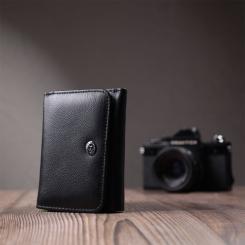 Кошелек ST Leather Из натуральной кожи Черный Фото 9