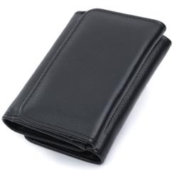 Кошелек ST Leather Из натуральной кожи Черный Фото 1