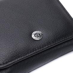Кошелек ST Leather Из натуральной кожи Черный Фото 4