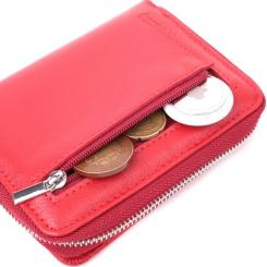 Кошелек ST Leather Из натуральной кожи Красный Фото 6