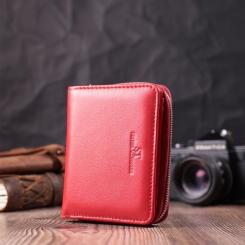 Кошелек ST Leather Из натуральной кожи Красный Фото 7