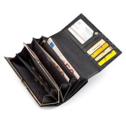Кошелек ST Leather Черный Фото 5