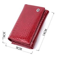 Кошелек ST Leather Из натуральной кожи Красный Фото 2