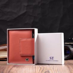 Кошелек ST Leather Из натуральной кожи Оранжевый Фото 10