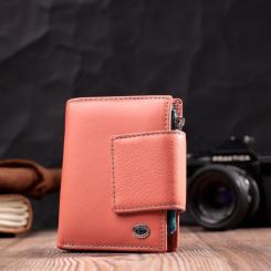 Кошелек ST Leather Из натуральной кожи Оранжевый Фото 8