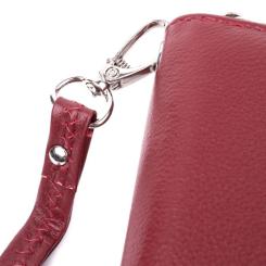 Кошелек ST Leather Из натуральной кожи Бордовый Фото 5