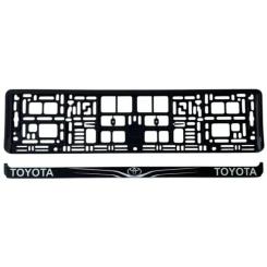 Рамка номерного знака Poputchik Toyota Фото 1