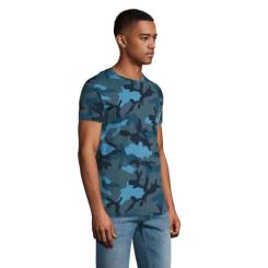 Футболка Sol's Camo men синій камо L Фото 1