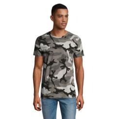 Футболка Sol's Camo men сірий камо XL Фото
