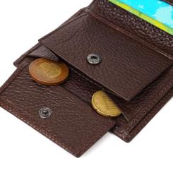 Кошелек Bond Accessories Из натуральной кожи Коричневый Фото 6
