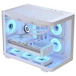 Корпус для ПК AeroCool P300C-G-WT-v1 White Фото 1