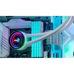 Система жидкостного охлаждения AeroCool Oasis L240 White Фото 11
