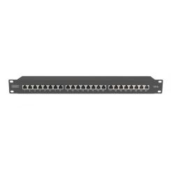 Патч-панель Digitus 19" 24xRJ-45 STP cat.6a, 1U, black Фото