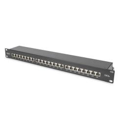 Патч-панель Digitus 19" 24xRJ-45 STP cat.6a, 1U, black Фото 3