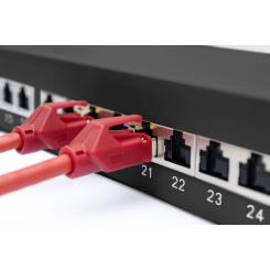 Патч-панель Digitus 19" 24xRJ-45 STP cat.6a, 1U, black Фото 4