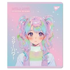 Тетрадь Yes Anime star А5 18 аркушів клітинка Фото 2