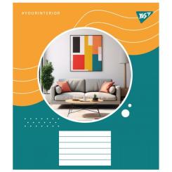 Тетрадь Yes Your interior А5 60 аркушів лінія Фото 2