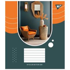 Тетрадь Yes Your interior А5 60 аркушів лінія Фото 4