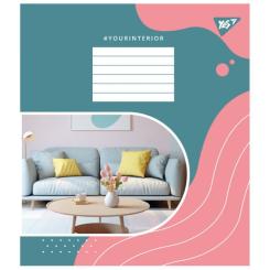 Тетрадь Yes Your interior А5 60 аркушів лінія Фото 5