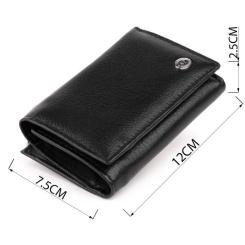 Портмоне ST Leather Из кожи Черное Фото 3