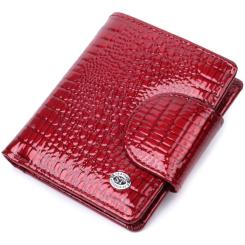 Кошелек ST Leather Из натуральной кожи Красный Фото