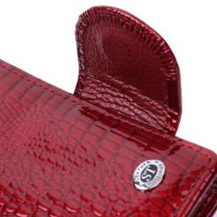 Кошелек ST Leather Из натуральной кожи Красный Фото 5