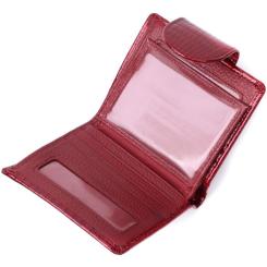 Кошелек ST Leather Из натуральной кожи Красный Фото 7