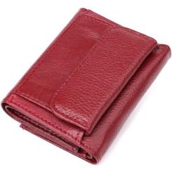 Кошелек ST Leather З натуральної шкіри Бордовий Фото 1