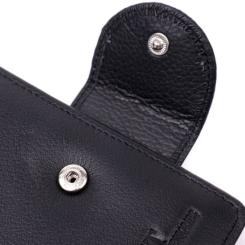 Кошелек ST Leather Из натуральной кожи Черный Фото 4