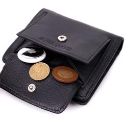 Кошелек ST Leather Из натуральной кожи Черный Фото 7