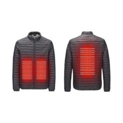 Куртка с подогревом Thermalli Meribel чорний L Фото 3