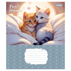 Тетрадь 1 вересня Pets Frinds А5 12 аркушів лінія Фото 3
