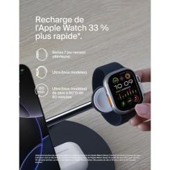 Зарядное устройство Belkin 3in1 Magnetic Pad Qi2 15W Black Фото 3