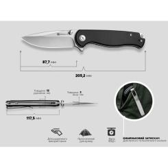 Нож Sencut Errant, Black G10, Satin Фото 7