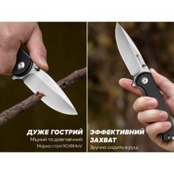 Нож Sencut Errant, Black G10, Satin Фото 8