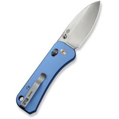 Нож Weknife Banter 2, Blue Aluminum, Satin Фото 2