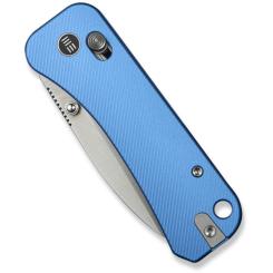Нож Weknife Banter 2, Blue Aluminum, Satin Фото 5