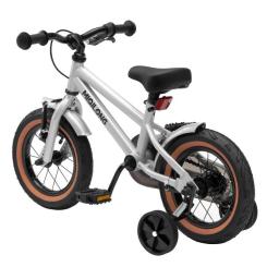 Детский велосипед Miqilong ST 12" сріблий Фото 1