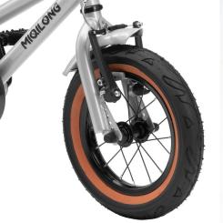 Детский велосипед Miqilong ST 12" сріблий Фото 5