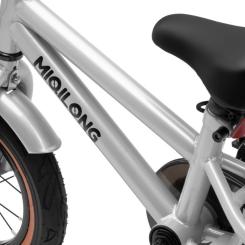 Детский велосипед Miqilong ST 12" сріблий Фото 8